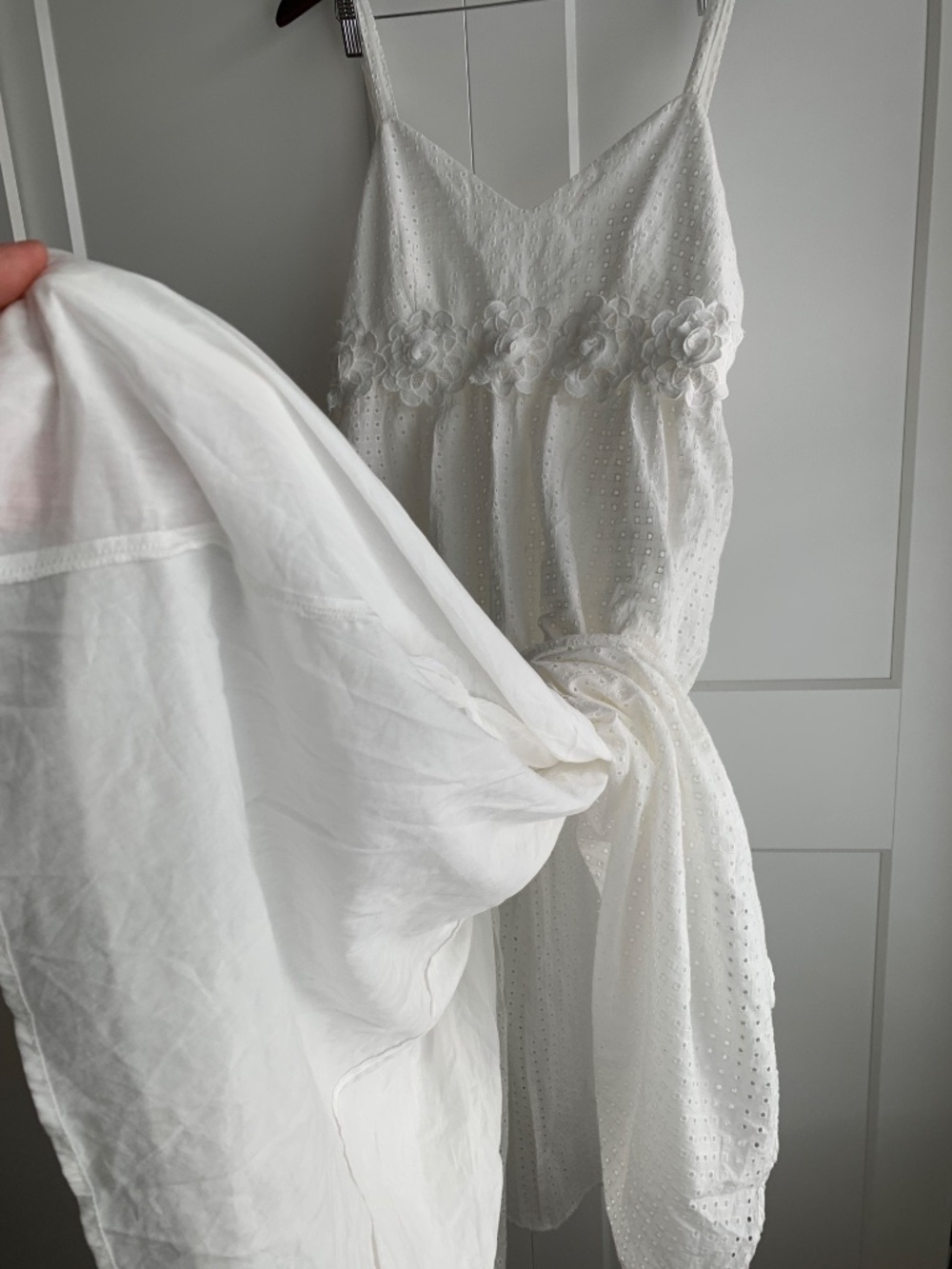 KOTON Maxi Dress Women's size EUR 42 or US XL Embroidered Backless Cotton White - Picture 10 of 14